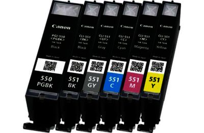 Canon PGI-550/CLI-551PG Ink Cartridges - Black and Colour